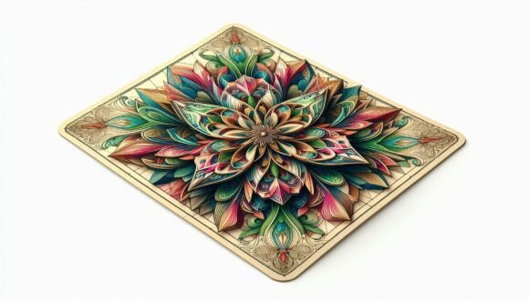 Download Vintage Postcard Flower - Premium Resources